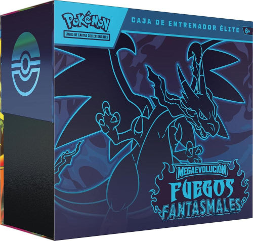 Caja de Entrenador Élite Pokemon Megaevolución Fuegos Fantasmales (Castellano)