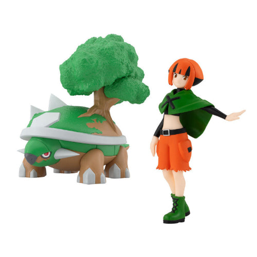 Figura Pokémon Gardenia Torterra Scale World Sinnoh