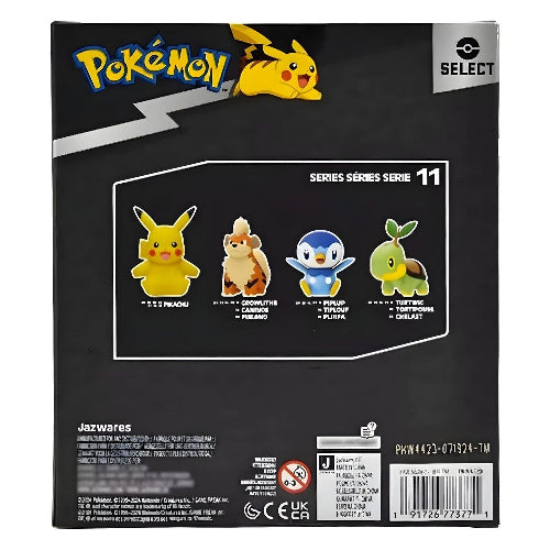 Figura Pokemon Select Piplu Figura Vinilo 10cm Serie 11 Jazwares