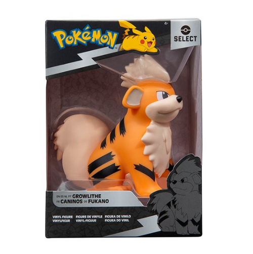 Figura Pokemon Select Growlithe Figura Vinilo 10cm Serie 11 Jazwares