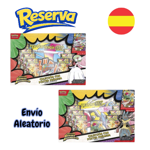 Pokémon TCG Megaevolución Héroes Ascendentes - Mega Lurario/Gardevoir (Castellano)