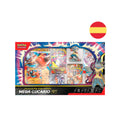 Caja de Cartas Pokémon con Figura Mega-Lucario EX (Castellano)
