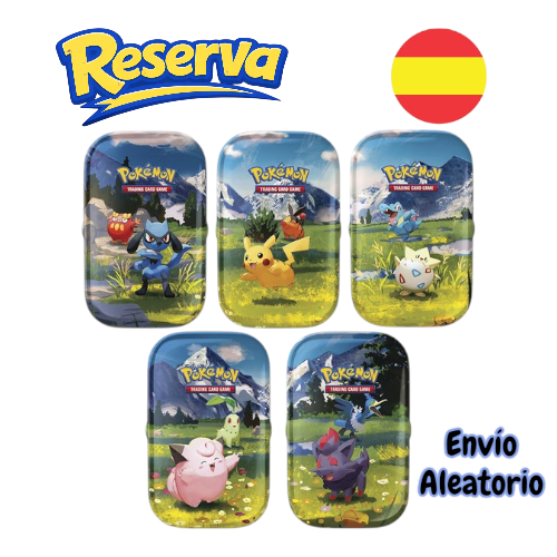 ✨TCG Mini Lata Mega Evolución Héroes Pokémon (Castellano)