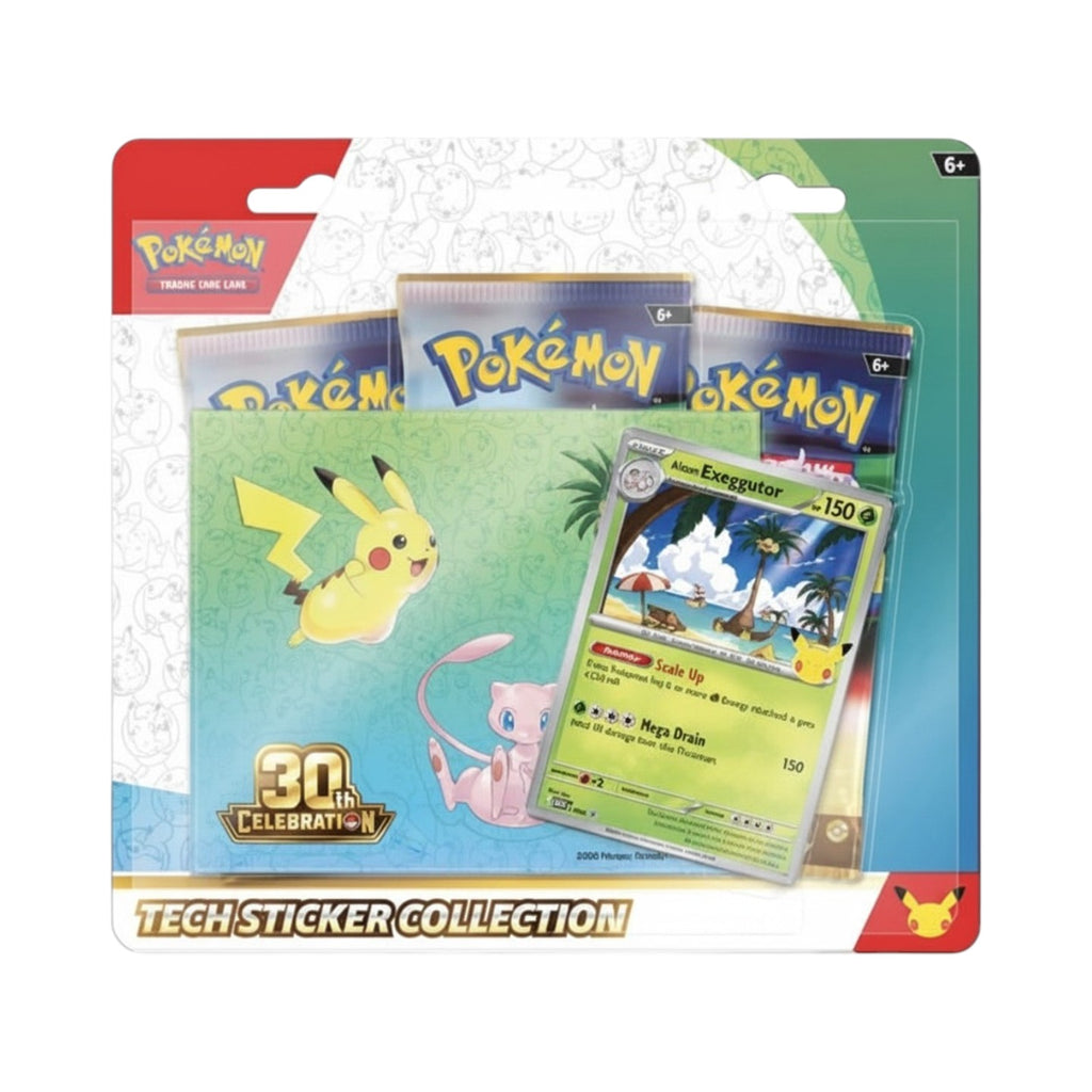 Pokémon 30 Aniversario Tech Sticker (Castellano)
