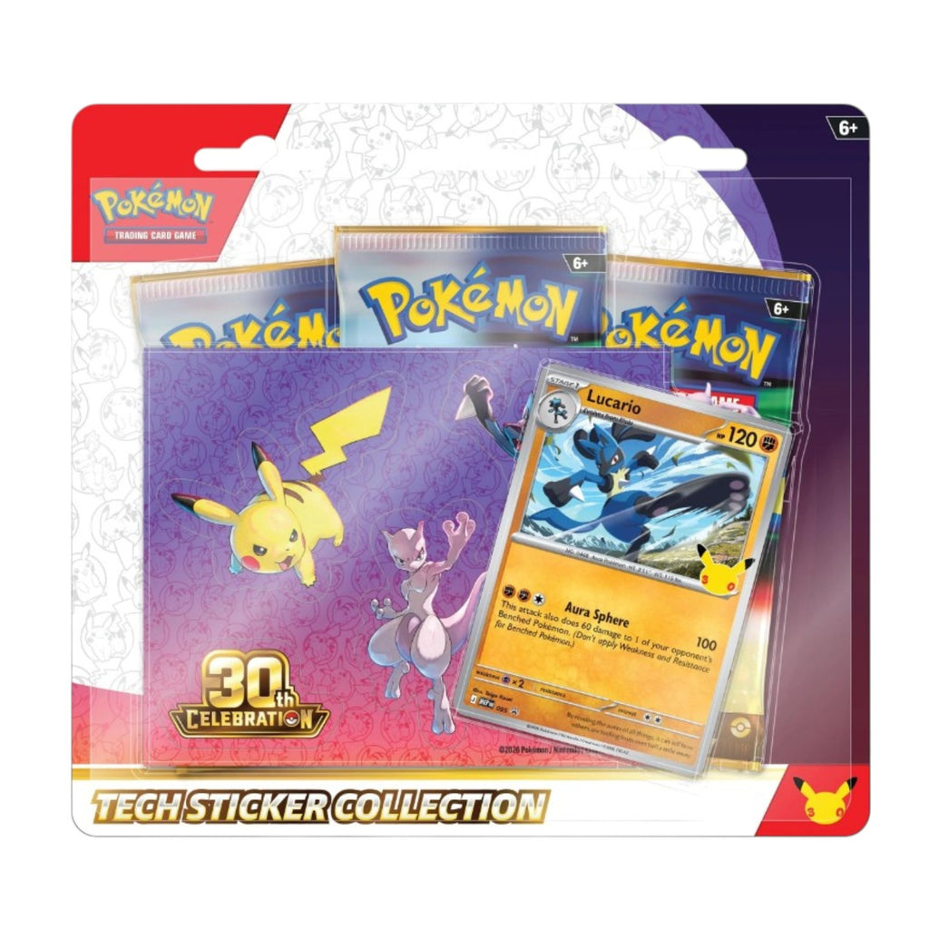 Pokémon 30 Aniversario Tech Sticker (Castellano)