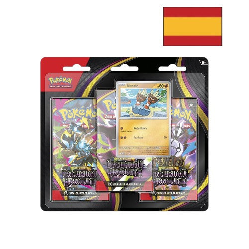 Pokémon Blister 3 Sobres Oscuridad Absoluta (Castellano)