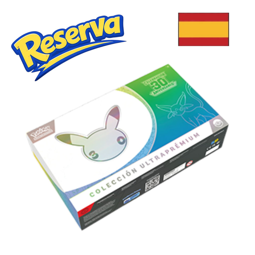 Pokémon Caja Ultra Premium Espeon de cartas 30 Aniversario (Castellano)