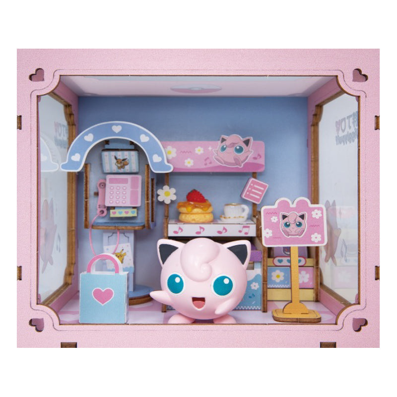 Pokémon Puremind Mini Mundo Vibrante Escena Callejera Pastelería Jigglypuff