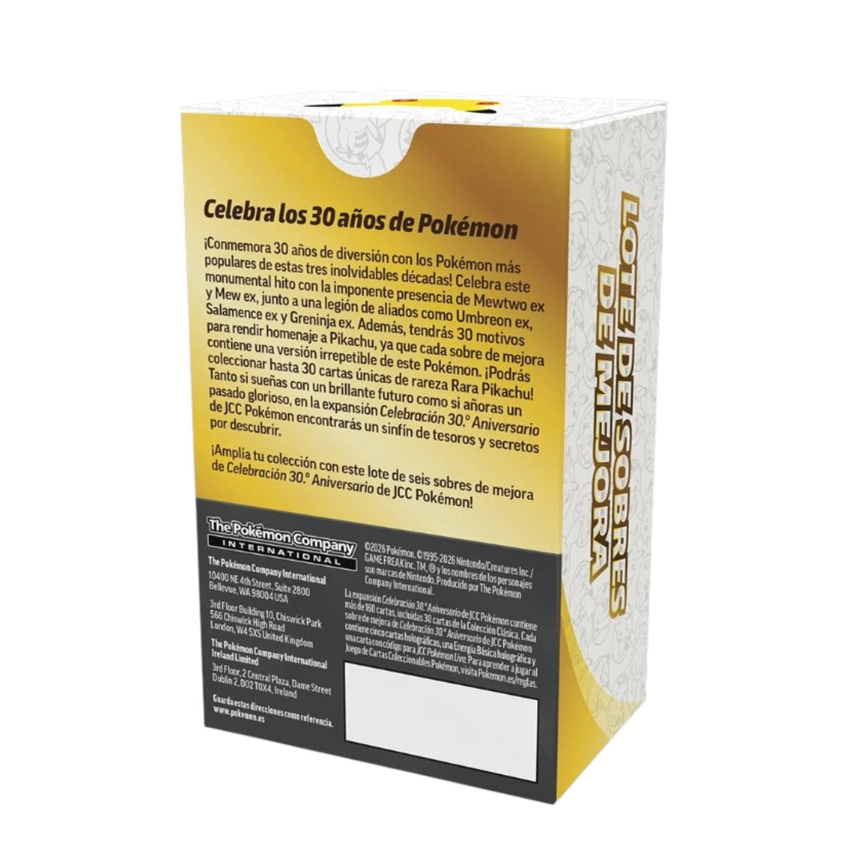Pokémon 30 Aniversario Booster Bundle 30(sobres) (Castellano)