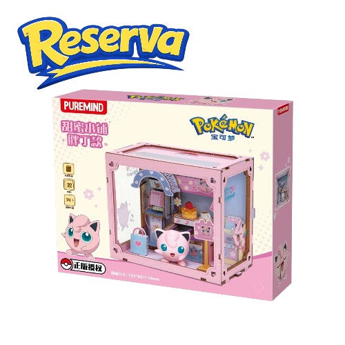 Pokémon Puremind Mini Mundo Vibrante Escena Callejera Pastelería Jigglypuff