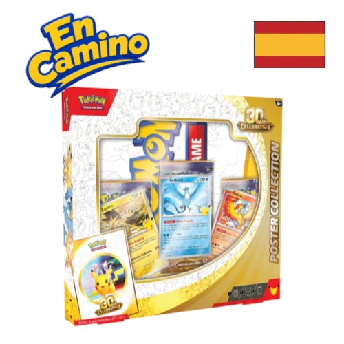 Pokémon 30th Poster Collection Box 30 Aniversario (Castellano)