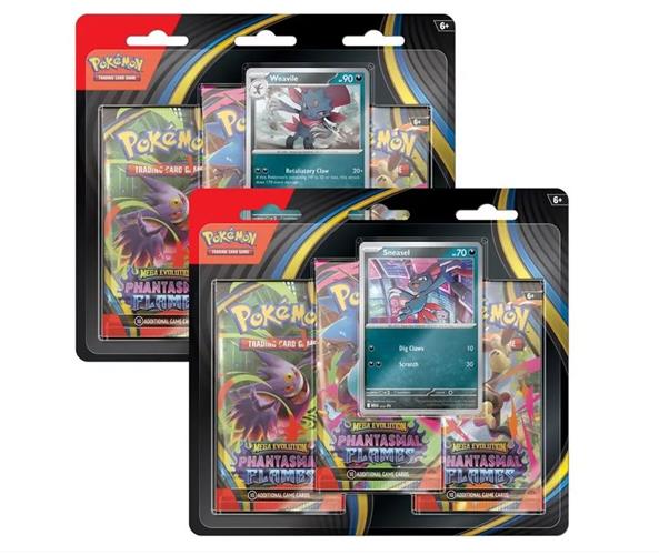 Pokemon TCG Phantasmal Flames – 3 Pack Blister (Ingles)