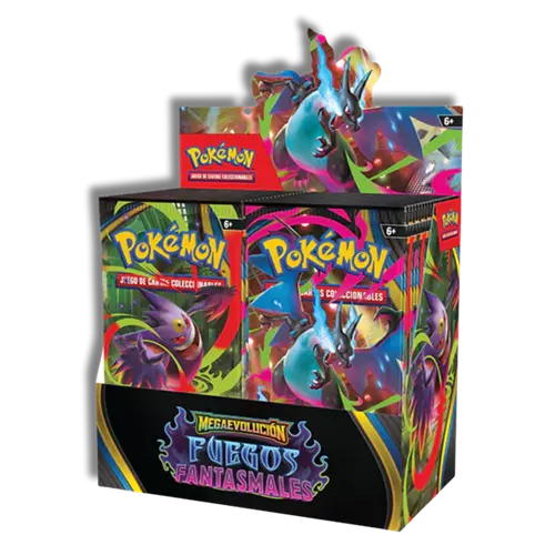 Caja De 36 Sobres Pokémon TCG Fuegos Fantasmales (Inglés)