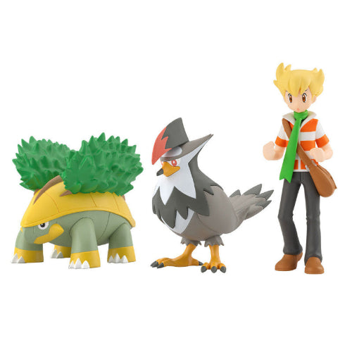 Figura Pokémon Jun Grotle Staraptor Scale World Sinnoh