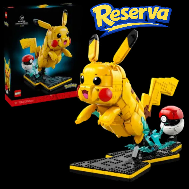 Figura Pikachu y Poke Ball Lego 72152 - Anime Fans